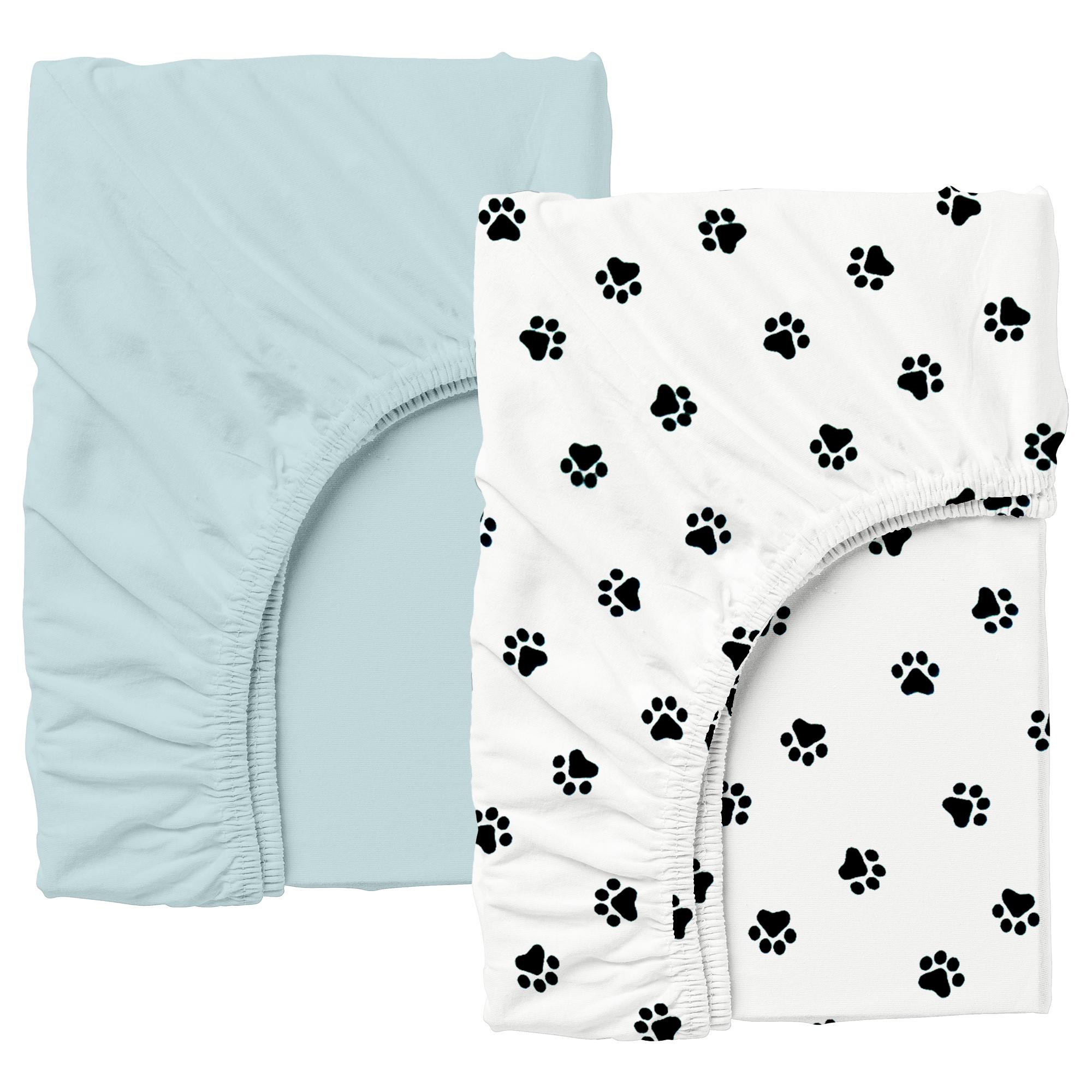 Набор простыней на резинке Cosas Light Blue/Paws 90х200х20 см 2 шт. (4822052087084) Набор простыней на резинке Cosas Light Blue/Paws 90х200х20 см 2 шт. (4822052087084)