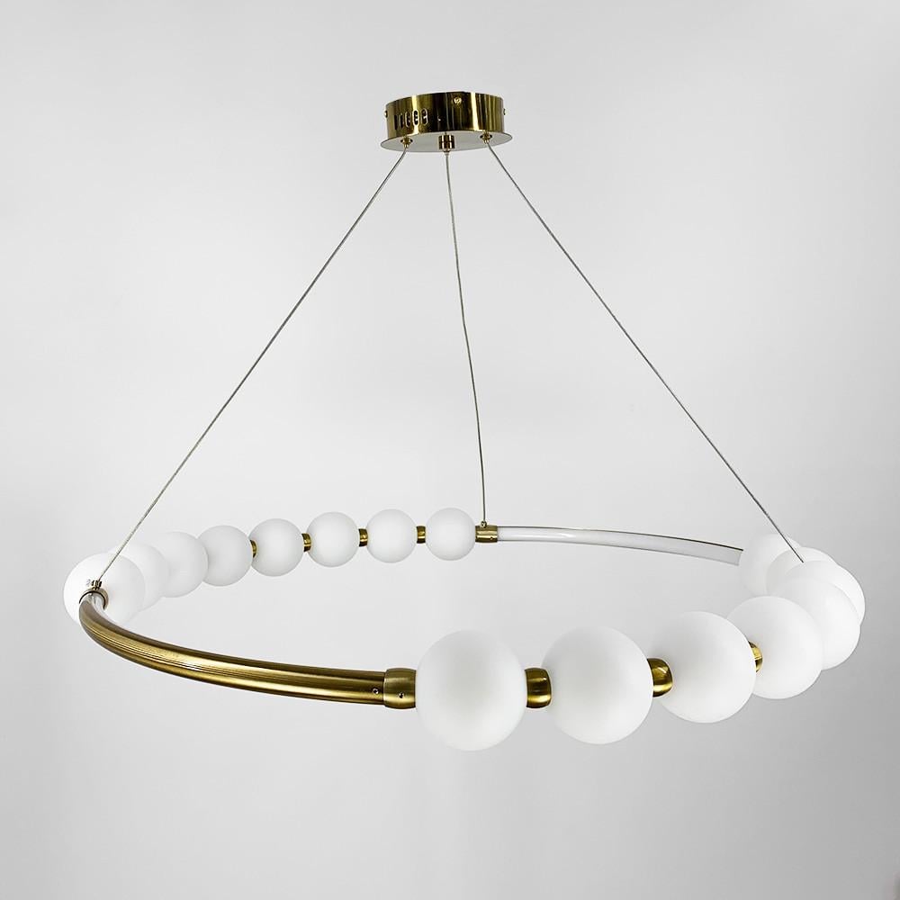 Люстра Nordic Pearl з плафонами-перлінками на 3 режими (2683011288) - фото 2 Люстра Nordic Pearl з плафонами-перлінками на 3 режими (2683011288) - фото 2