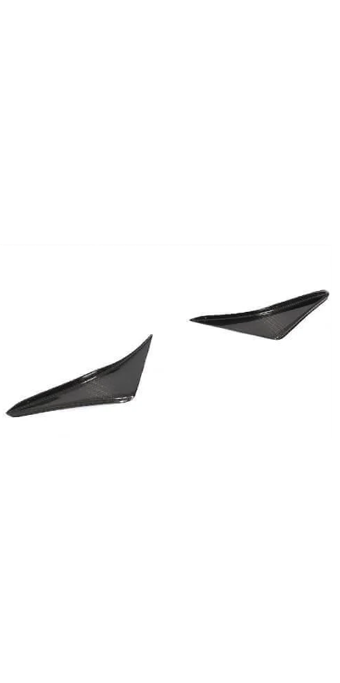 Накладки на передній бампер DDCarbon 2015-2017 для Ford Mustang 2015-2023 рр. карбон (153251)