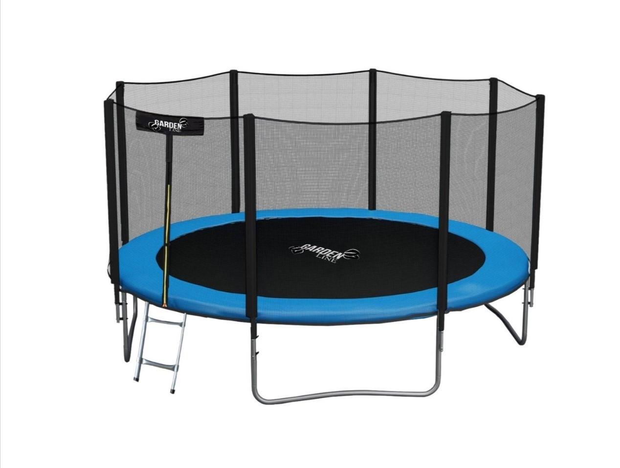 Батут Garden с защитной сеткой детский для дачи и дома 374 см