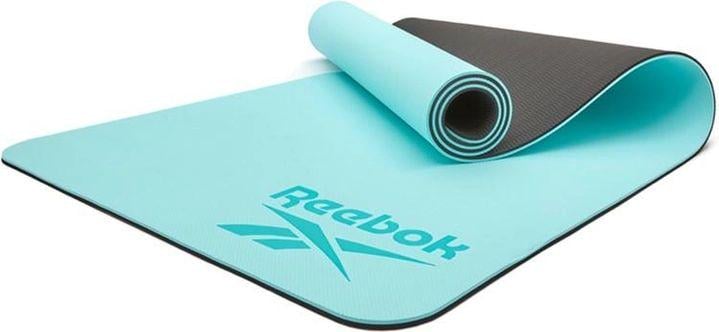 Килимок для йоги двосторонній Reebok DOUBLE SIDED YOGA MAT Блакитно-чорний (RAYG-11042BL)
