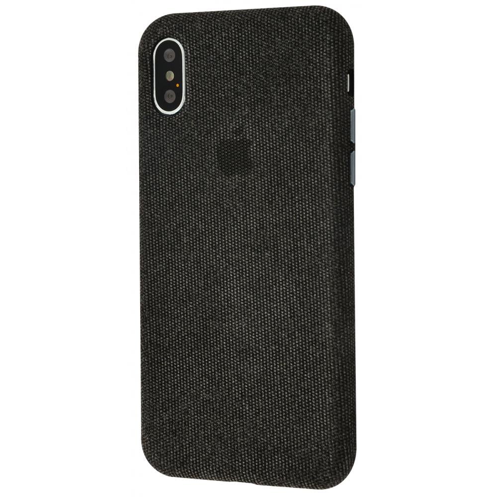 Чехол PRC Textile Cover 360 Protect для iPhone XS Max Black