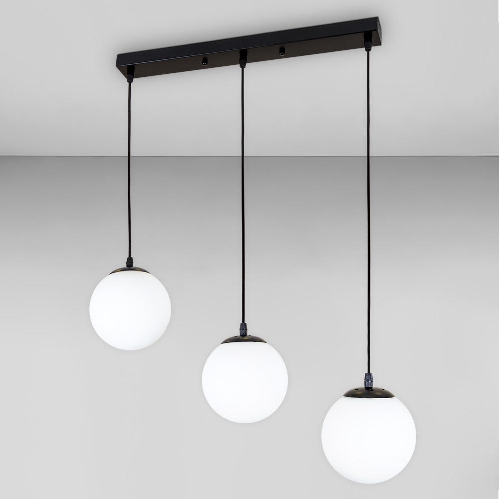 Люстра подвесная шар Levistella 756PR150F-3 BK/WH 500 Черный/Белый