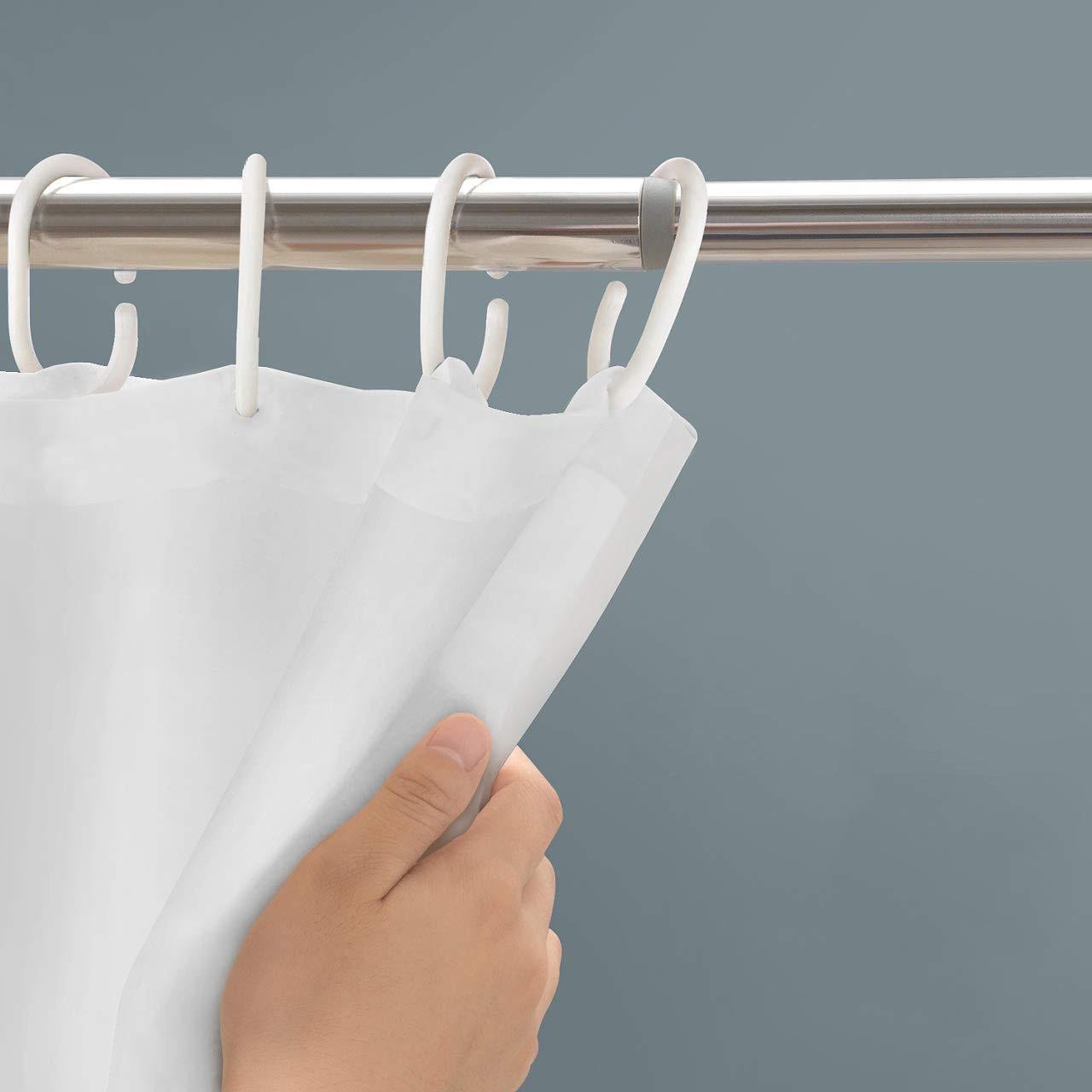 Шторка для ванної кімнати Bathlux водонепроникна з кільцями 180x180 см (1858837656) - фото 3 Шторка для ванної кімнати Bathlux водонепроникна з кільцями 180x180 см (1858837656) - фото 3