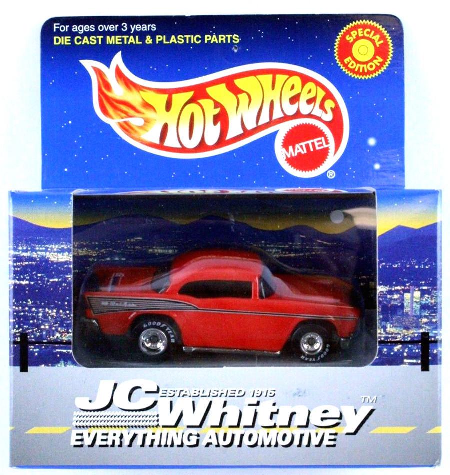 Игрушечная машинка Hot Wheels 57 Chevy Bel Air 2001 JC Whitney Promo Real Riders (28397)