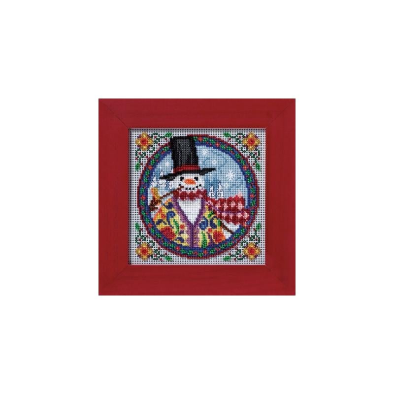 Набор для вышивания крестиком Mill Hill JS149103 Eastern Snowman (44392)