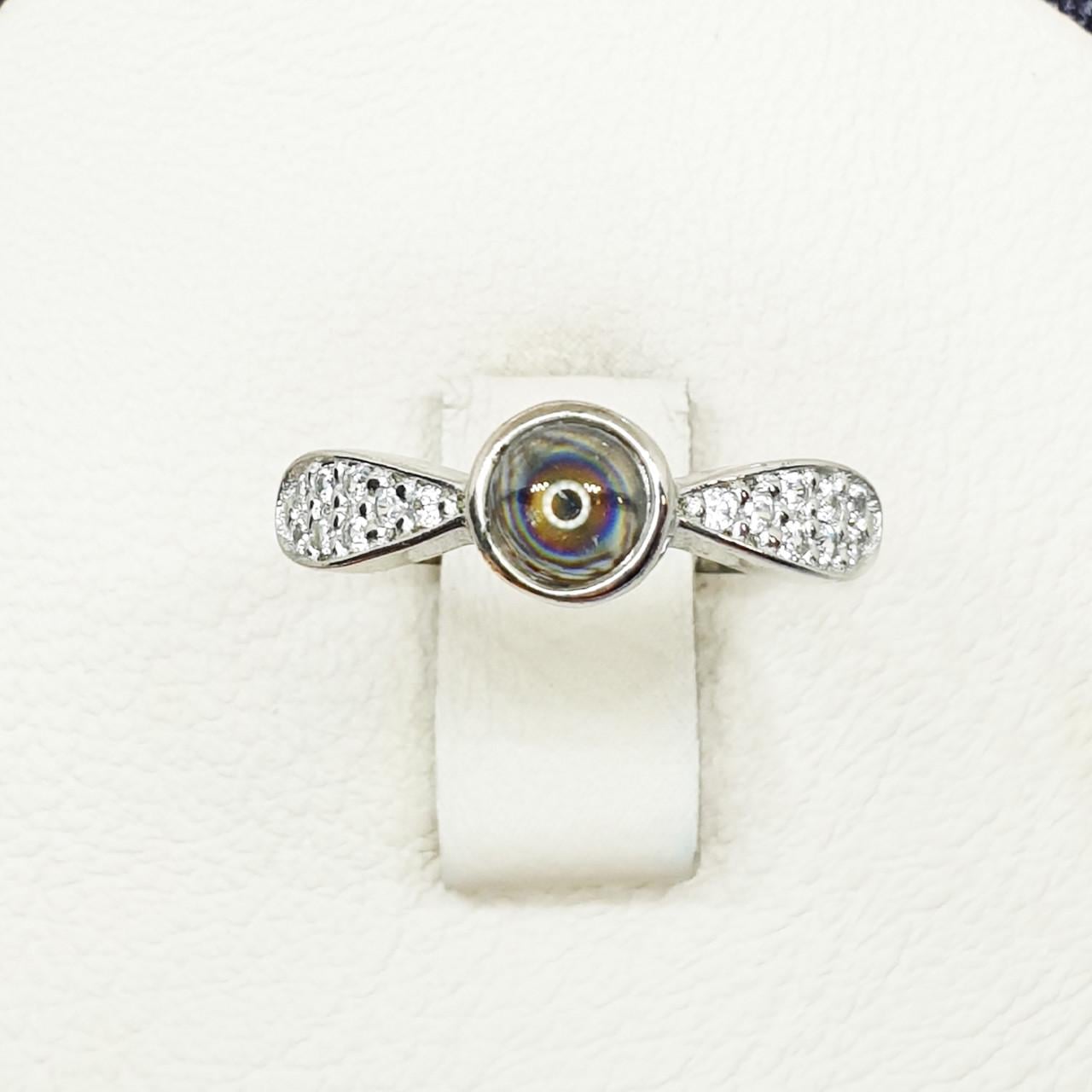 Кольцо серебряное с проекцией Я тебя люблю на 100 языках мира р. 17 2,56 г (1584696962)