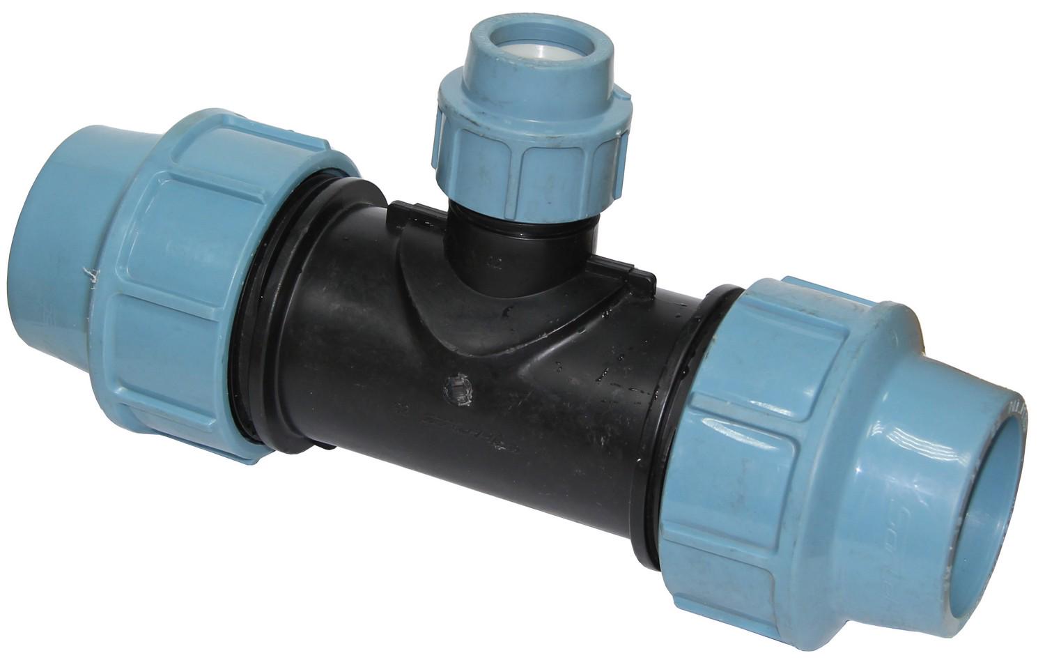 Трійник редукційний Santan для поліетиленових труб ТР 63x32x63 мм (AR3425)