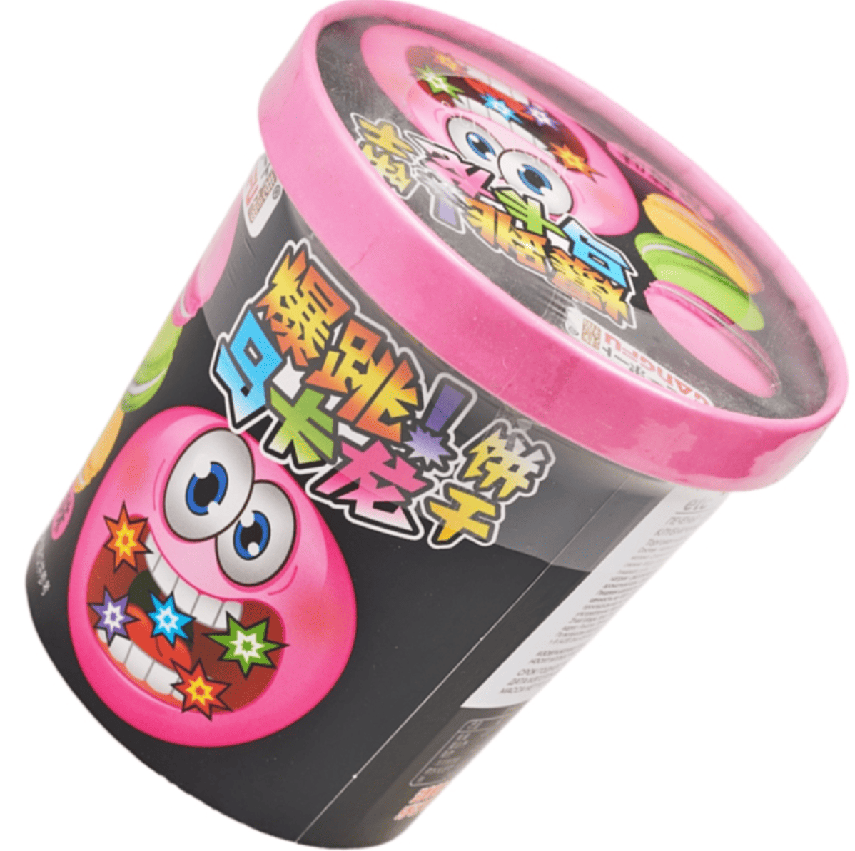 Печенье макарон Gangfu Creamy Popping Candy с клубничным вкусом и взрывной карамелью 80 г (2984507723)