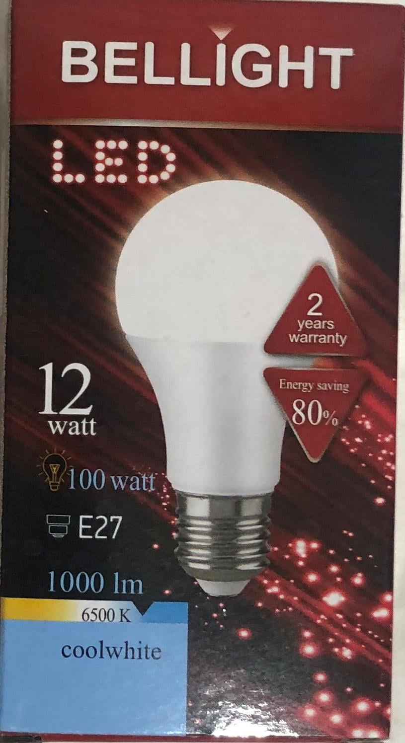 Лампа светодиодная Bellight LED A60 230V 12W E27 6500K
