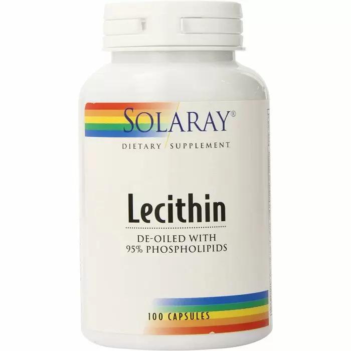 Натуральна добавка Solaray Lecithin 100 капс. (8046)