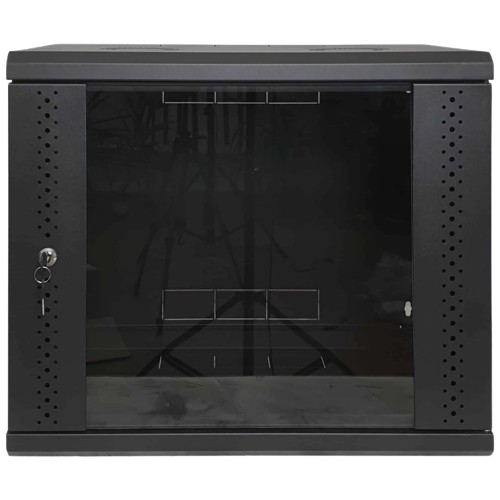 Шкаф EServer 9U 600х600х503 мм для настенного монтажа с акриловым стеклом Black (33352773)