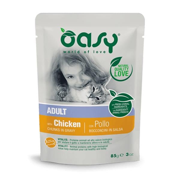 Корм для кошек влажный OASY CAT курица 85 г (000025575)