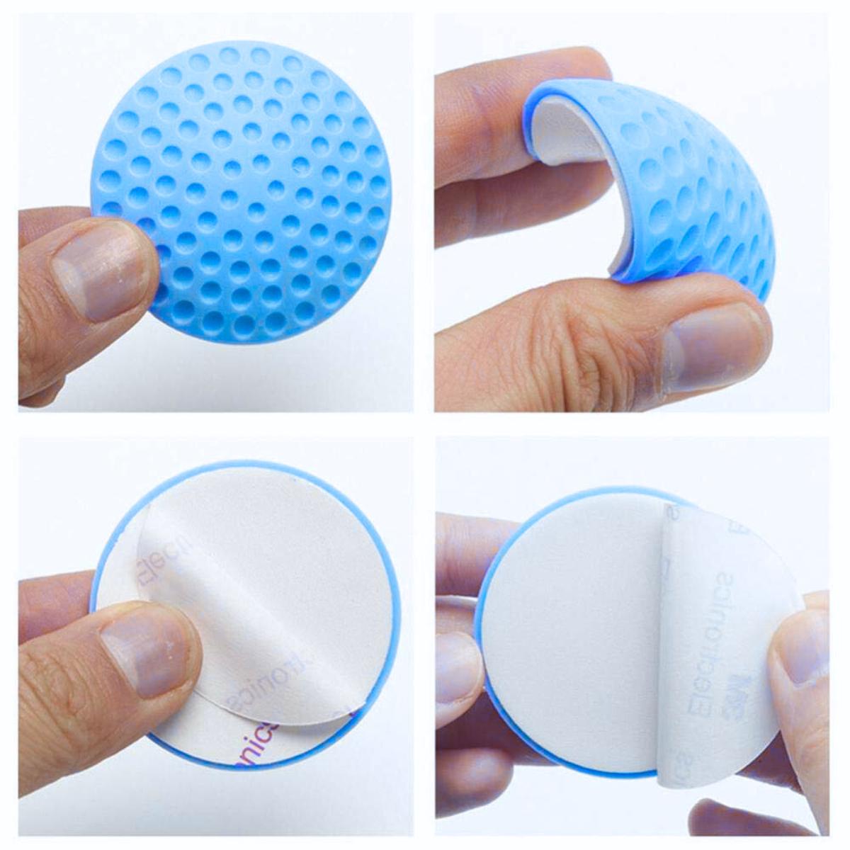 Стопери для дверей TainStopper самоклейкі силіконові 10 шт. Синій (2542) - фото 6 Стопери для дверей TainStopper самоклейкі силіконові 10 шт. Синій (2542) - фото 6