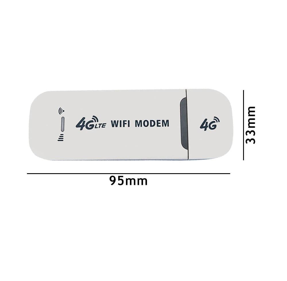 Модем-роутер Wi-Fi 3G/4G USB сетевой адаптер 150 Мбит Белый (0423) - фото 4