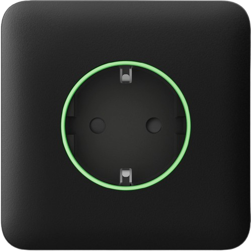 Фронтальна панель Ajax SoloCover smart type F 55 для вбудованої розетки Black (31022174)