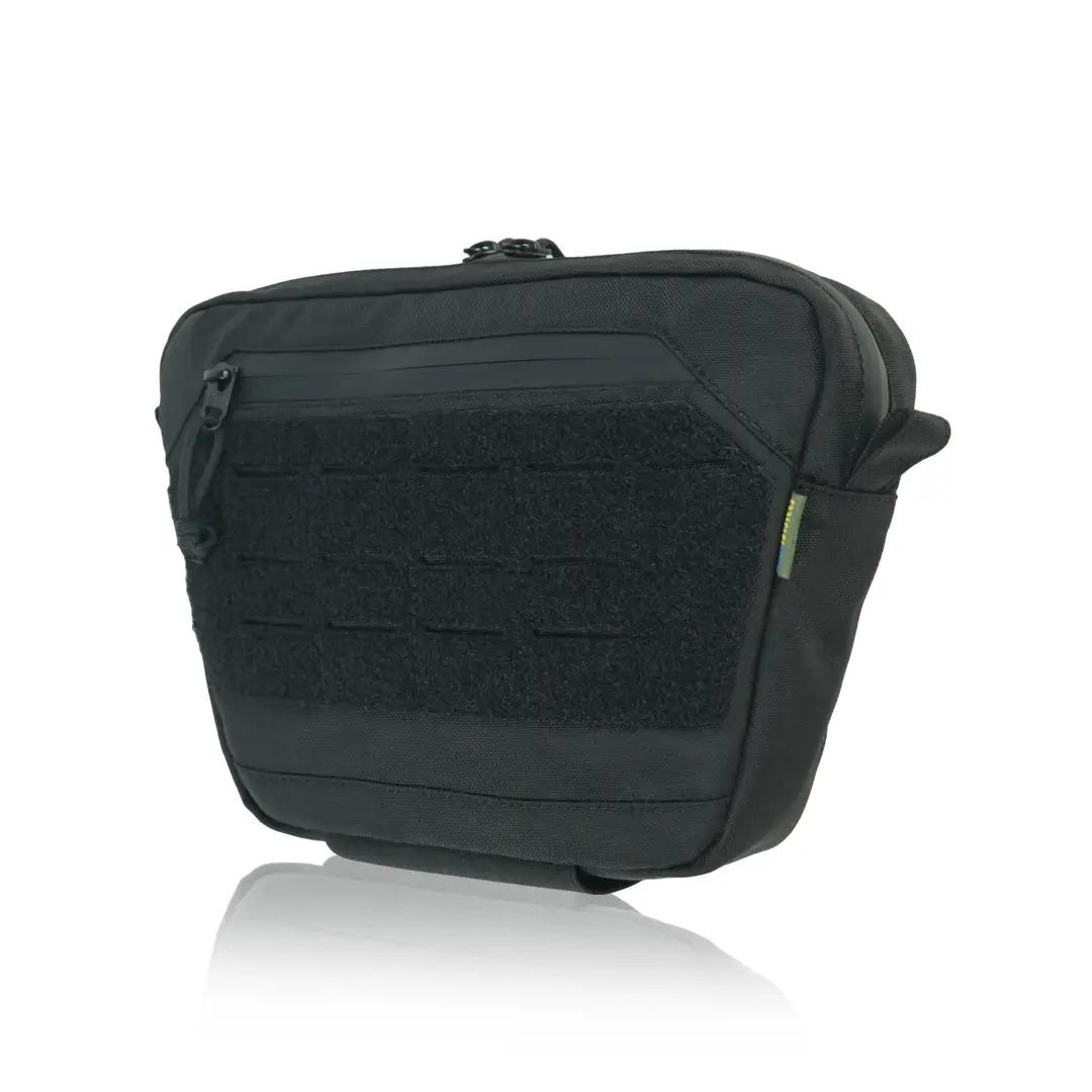 Сумка-напашник M Kiborg с баллистическим пакетом 1 класс защиты Militex GU Сordura Black (2693880101) Сумка-напашник M Kiborg с баллистическим пакетом 1 класс защиты Militex GU Сordura Black (2693880101)