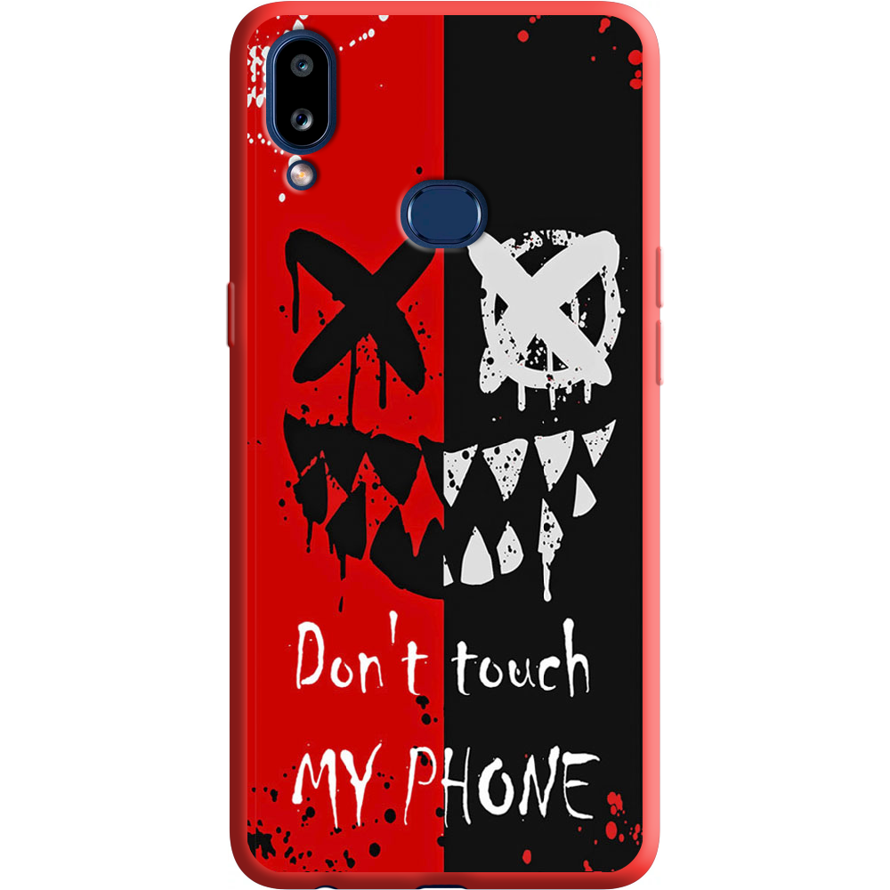 Чехол BoxFace Samsung A107 Galaxy A10s Bad Smile Красный силикон (37944-up2468-38153)