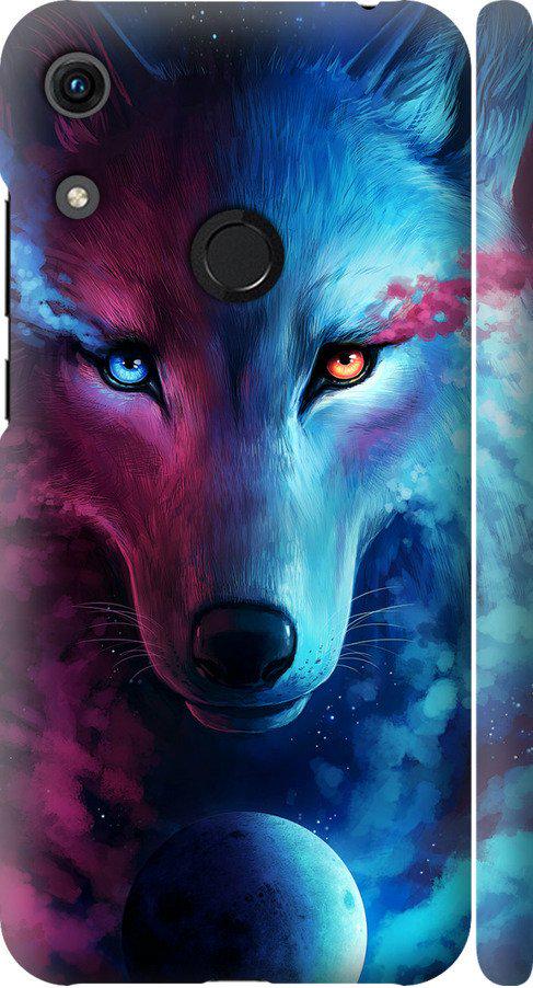 Чехол на Huawei Y6s Арт-волк (3999m-1871-42517)