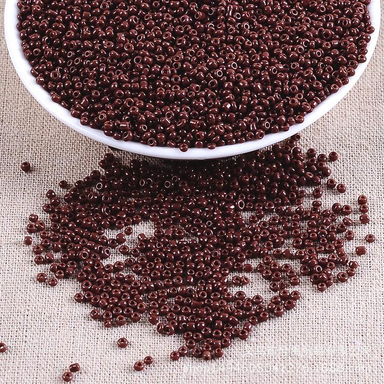 Бисер натуральный 2 мм 50 г Коричневый (БР0002н58)