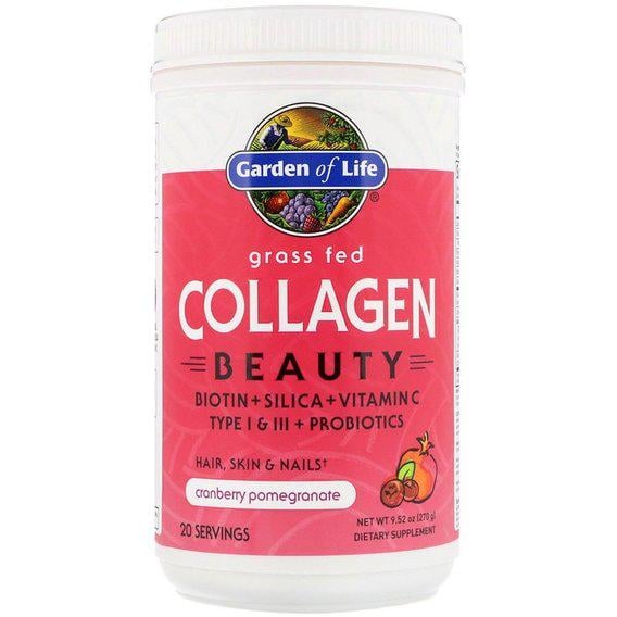 Коллаген Garden of Life Grass Fed Collagen Beauty 9,52 ун. 270 г 20 порций Cranberry Pomegranate GOL-12455 (000001445)