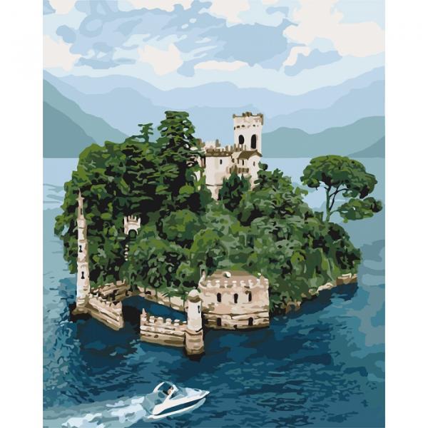 Набор для росписи по номерам Идейка Таинственный остров 40х50 см (КНО3564-mt)