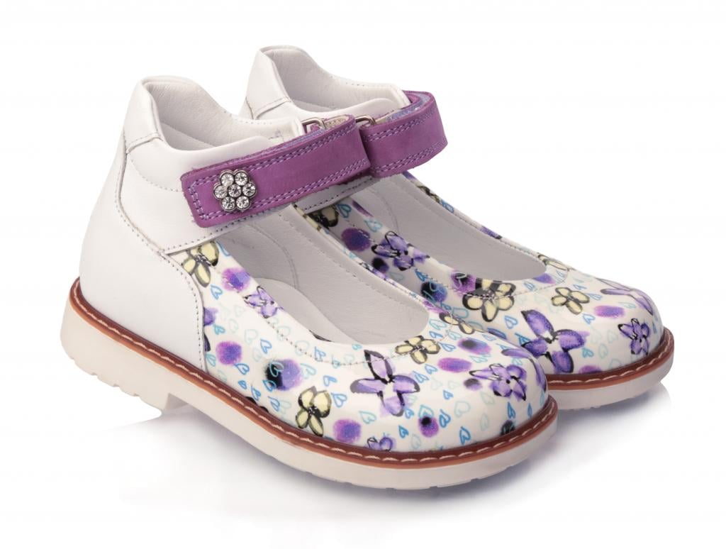 Туфли Topitop для девочек 025 г. 20 Бело-фиолетовый