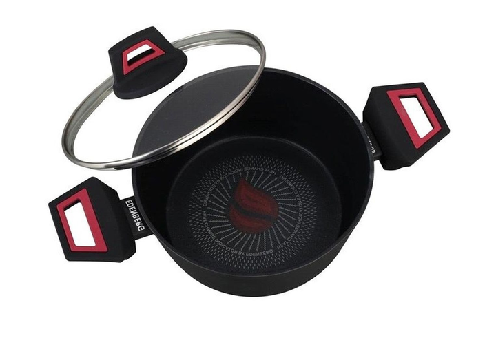 Каструля-котел Edenberg 24х11 см 4 л з термоіндикатором (EB-13095) - фото 2 Каструля-котел Edenberg 24х11 см 4 л з термоіндикатором (EB-13095) - фото 2