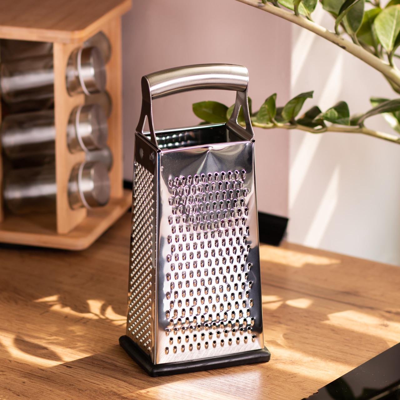 Терка для овощей и фруктов из нержавеющей стали HP-8-13 11х8,5х26 см (A-034741) - фото 5 Терка для овощей и фруктов из нержавеющей стали HP-8-13 11х8,5х26 см (A-034741) - фото 5