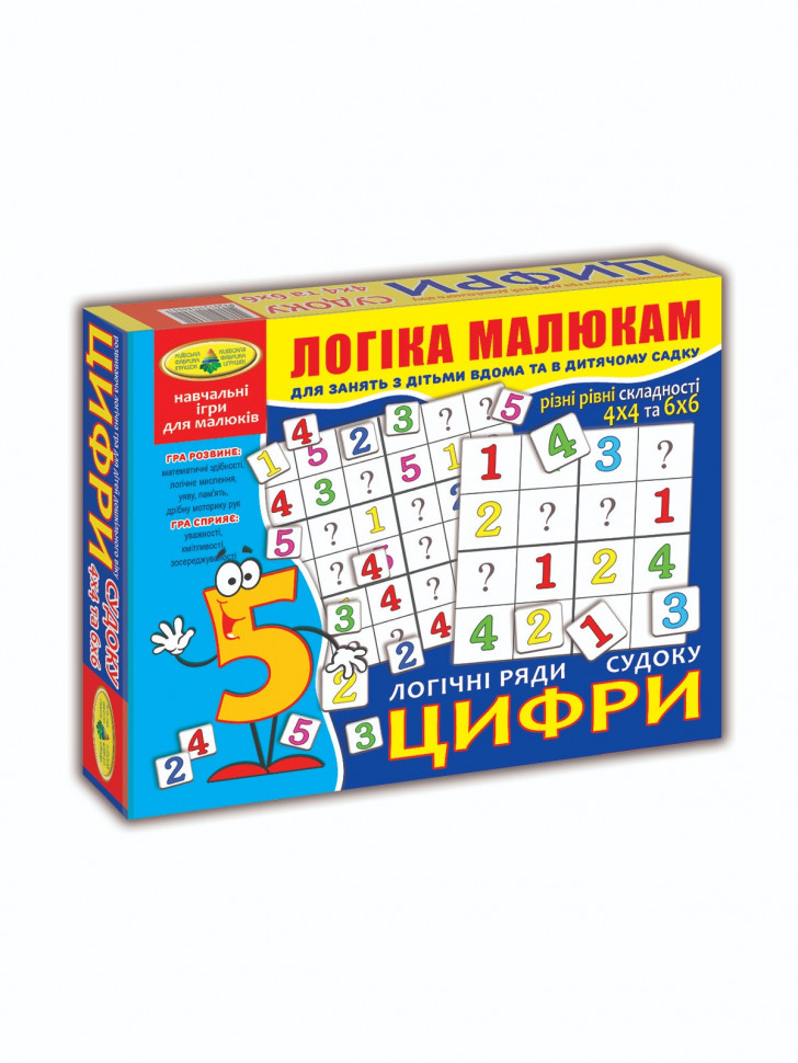 Игра настольная КФІ Судоку "Цифри" (82753)