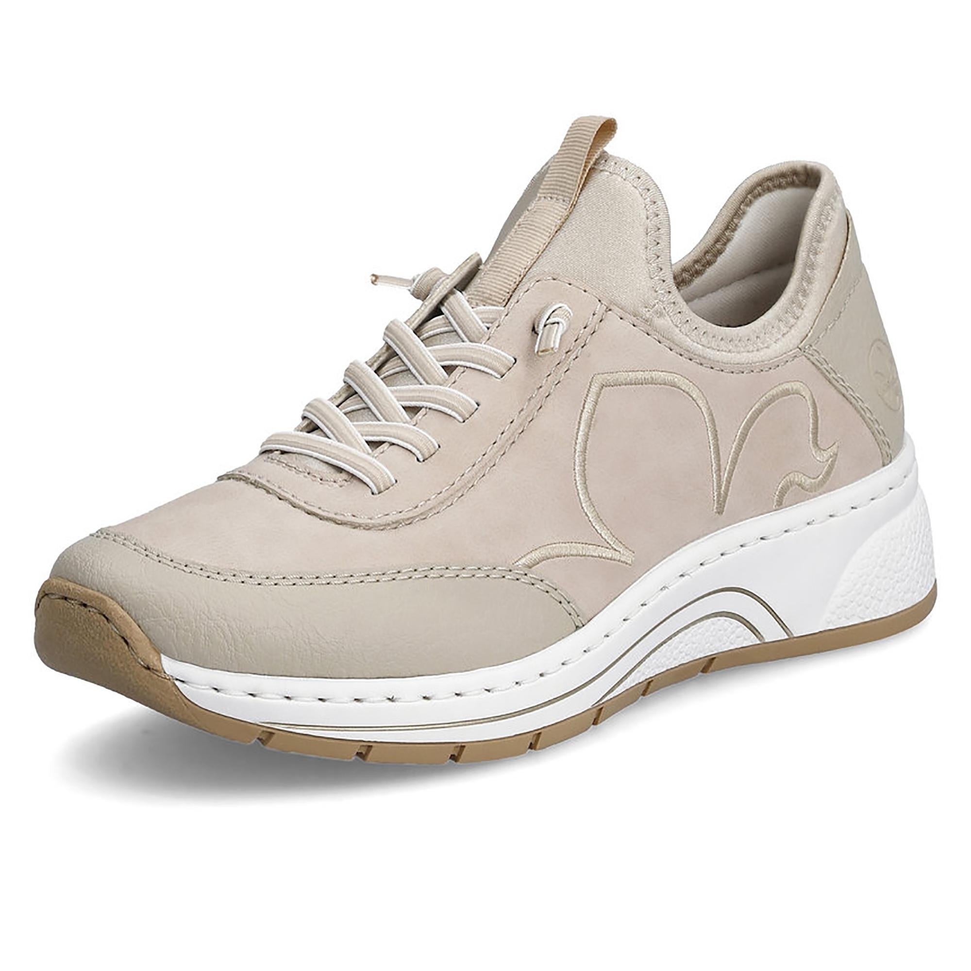 Кроссовки осенние женские RIEKER р. 37 Бежевый (035539-37) - фото 3