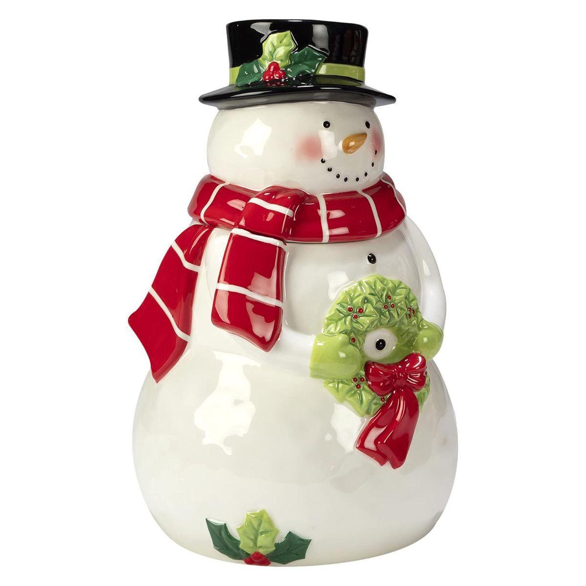 Ємність для зберігання статуетка Certified International Магія Різдва з кераміки 27х18х18 см Білий (37346) - фото 2 Ємність для зберігання статуетка Certified International Магія Різдва з кераміки 27х18х18 см Білий (37346) - фото 2