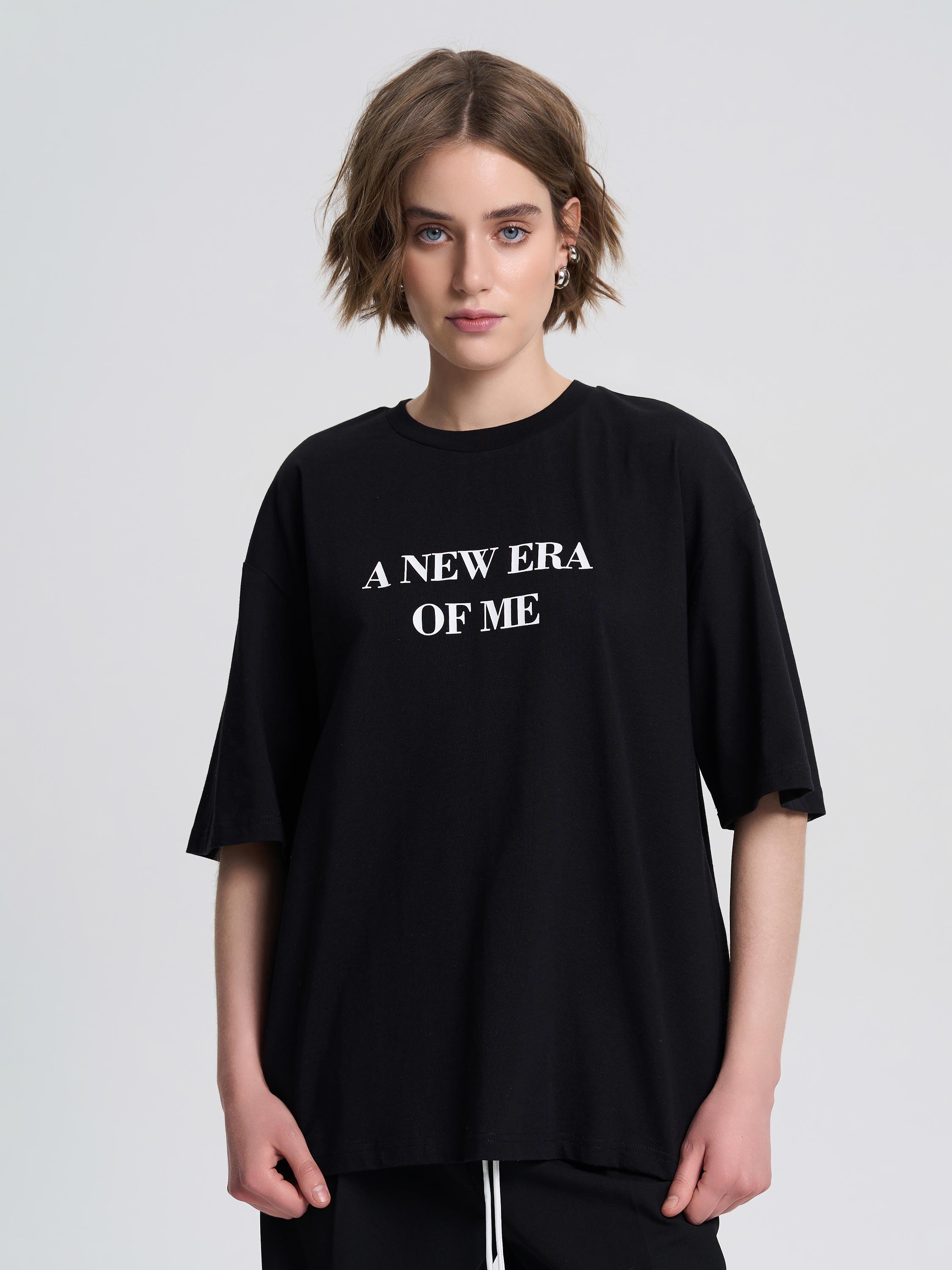 Футболка женская с надписью ROZA 240605 2XL Черный (4824005717611) - фото 1 Футболка женская с надписью ROZA 240605 2XL Черный (4824005717611) - фото 1