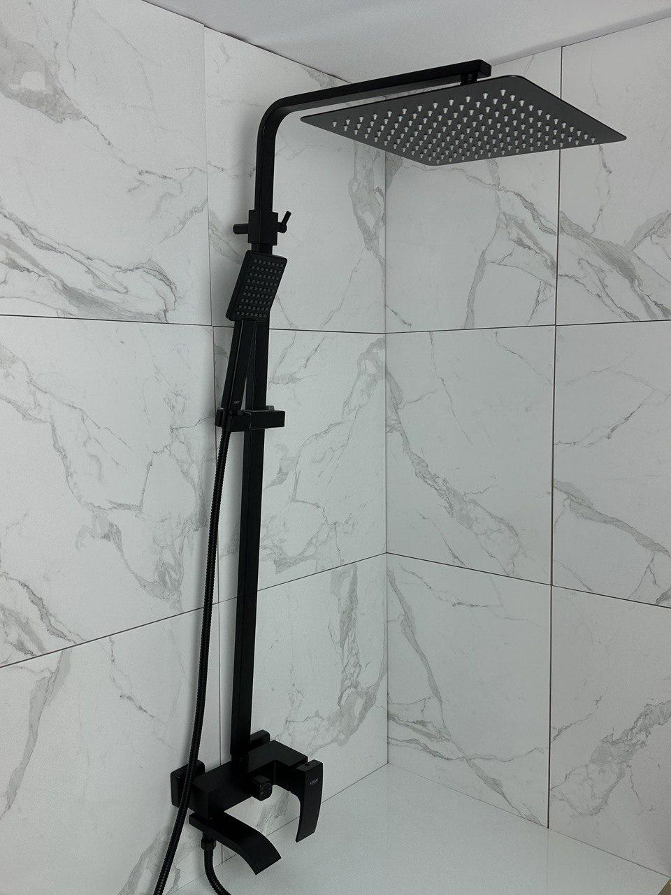 Душова колона із змішувачем Koer KB-56007-05 Чорний (18925820) - фото 4 Душова колона із змішувачем Koer KB-56007-05 Чорний (18925820) - фото 4