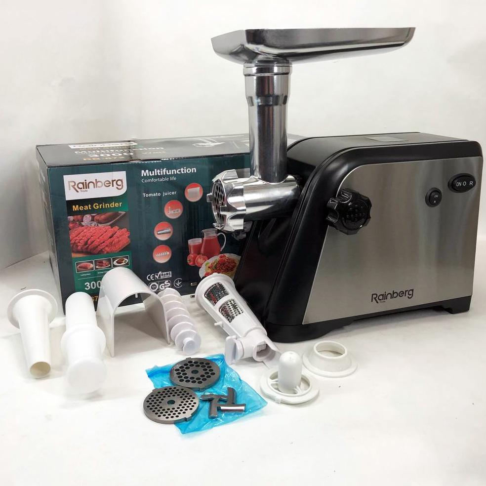 Электромясорубка Rainberg RB-672 3000W с реверсом и соковыжималкой (ws68157) - фото 8 Электромясорубка Rainberg RB-672 3000W с реверсом и соковыжималкой (ws68157) - фото 8