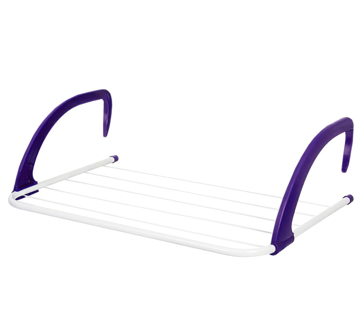 Cушилка для белья на батарею Fold Clothes Shelf TL00143-L 54х34 см Фиолетовый (1008124-Violet)