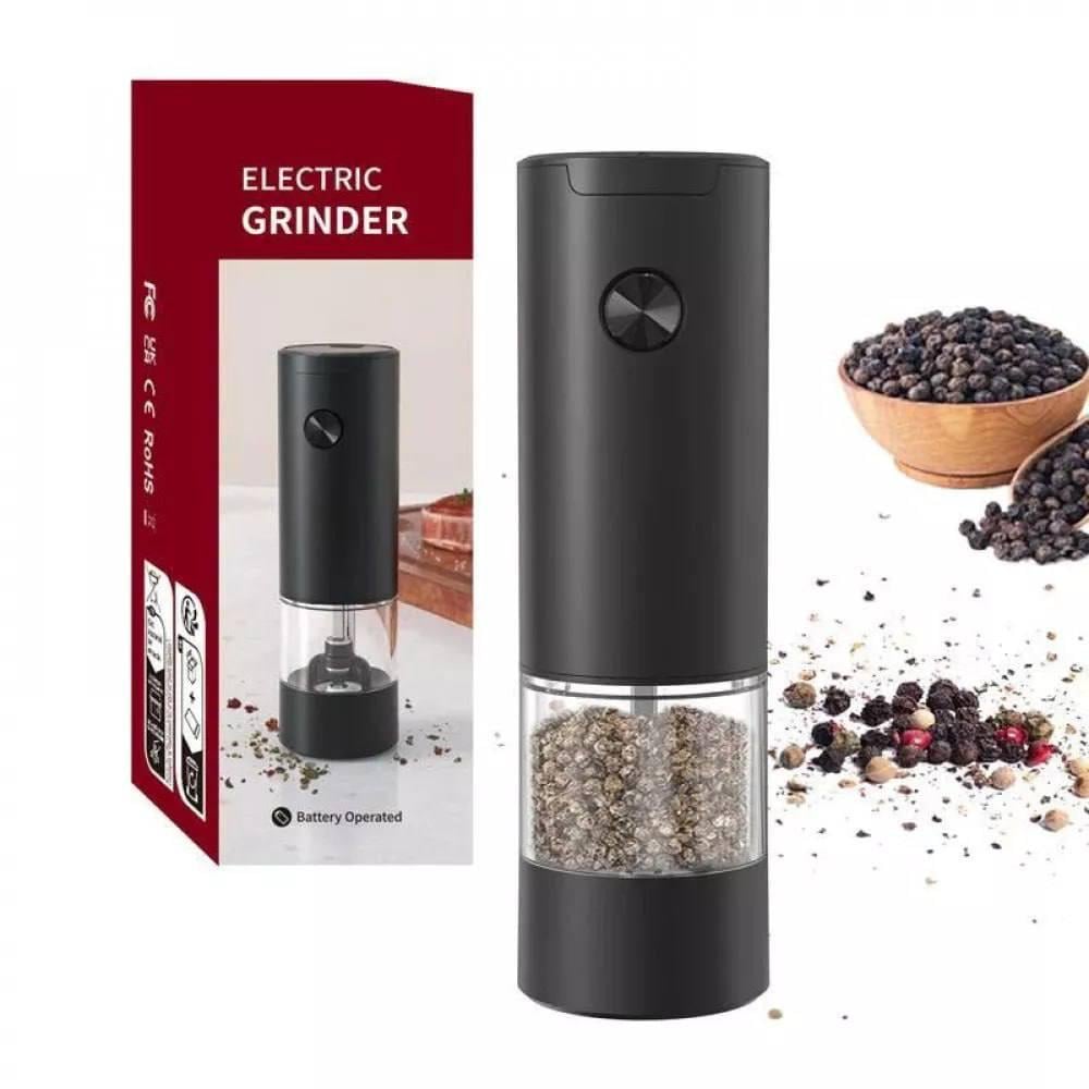 Мельница электрическая для специй Electric Grinder KYMQ-44B с керамическими жерновами и LED-подсветкой.