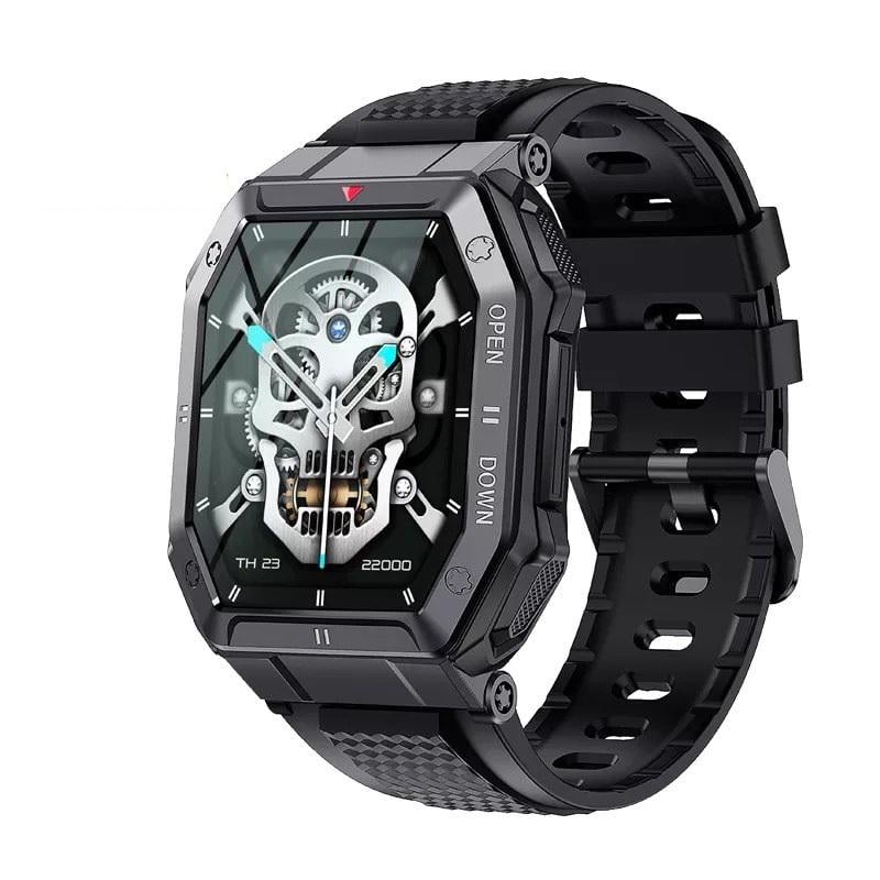 Смарт-годинник Lemfo K55 тонометр/пульсоксиметр/дзвінки Black