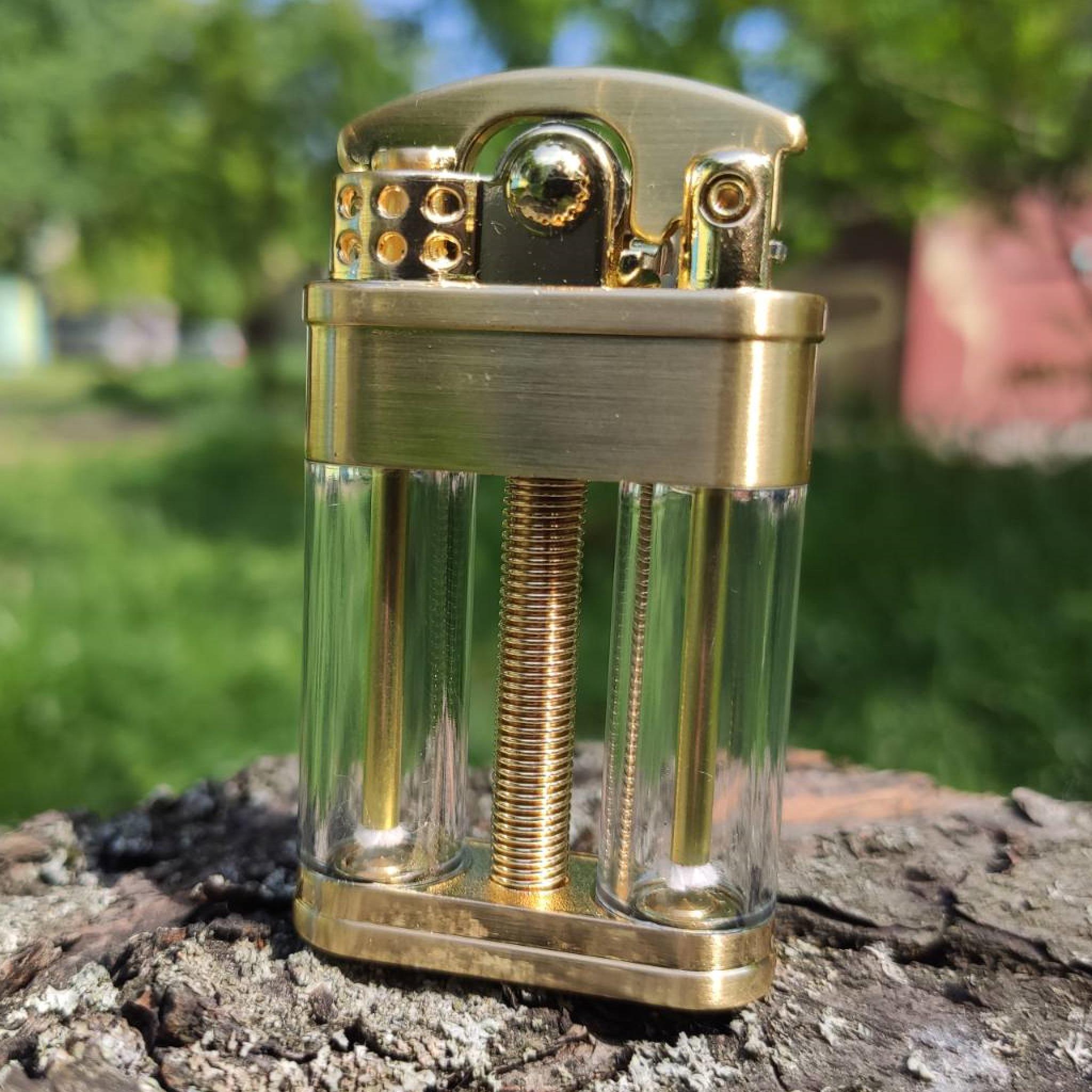 Зажигалка бензиновая Zorro BS-721 Retro в подарочной упаковке Gold (23339251)