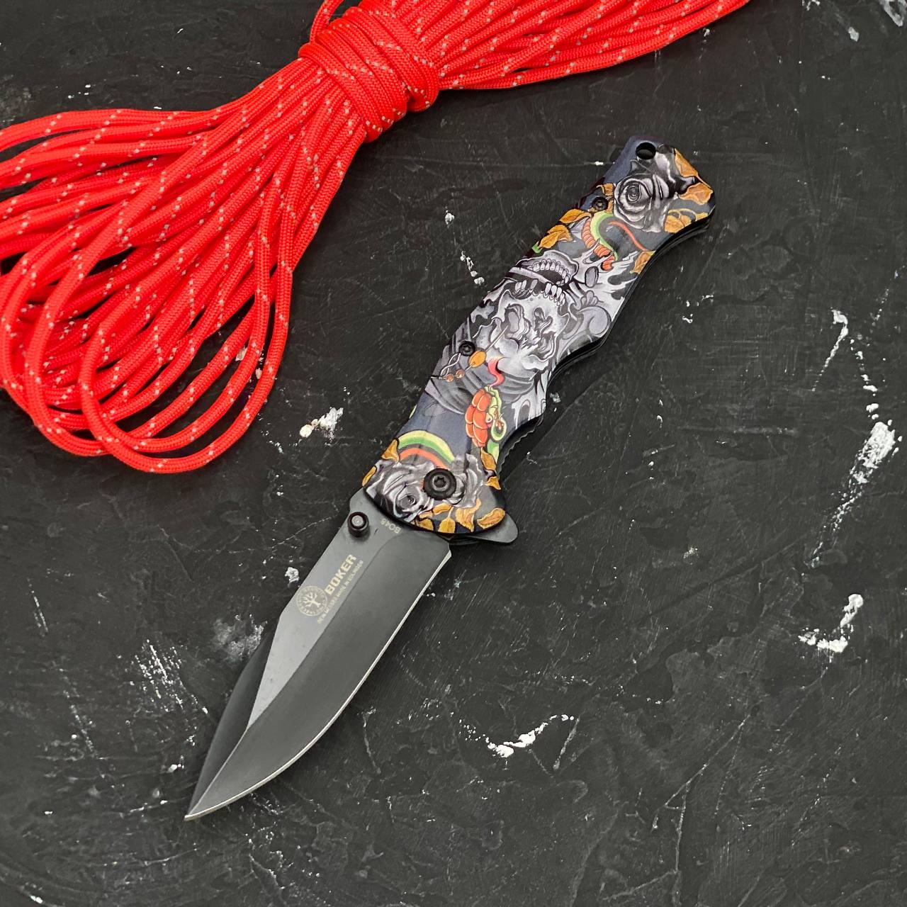 Ніж складний Boker Skull&Snake (13773656)