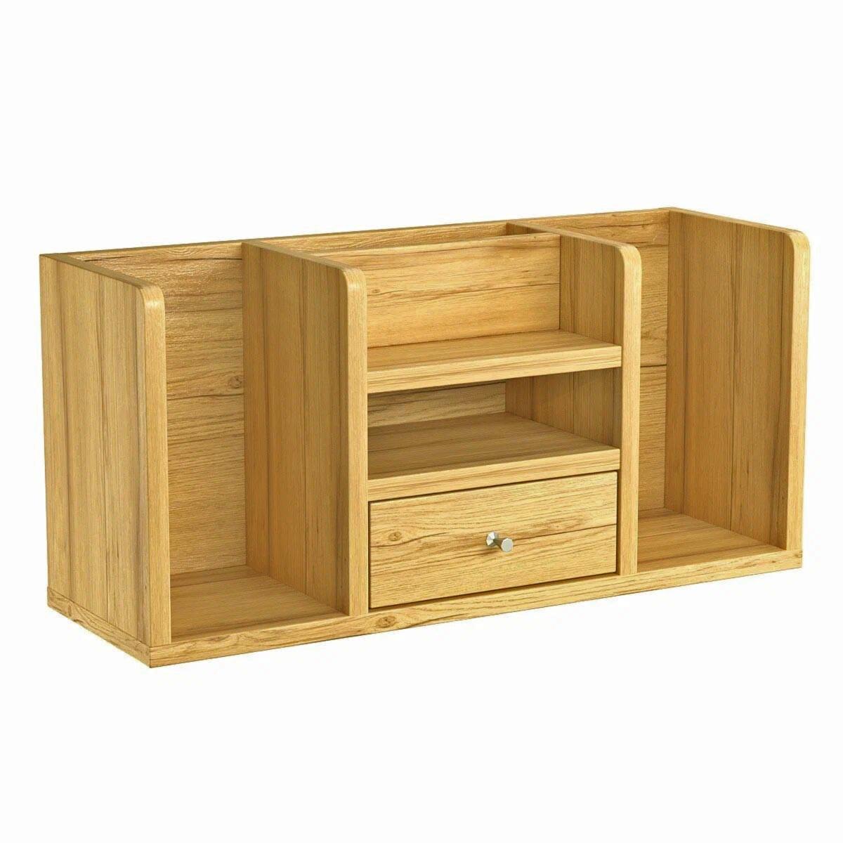 Полка книжная настольная из дерева Минара Карри (КПА-037803)