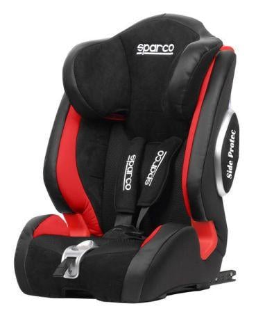 Автокресло детское Sparco DOSPCF1000KIRD с 9-36 кг с системой isofix Черный/Красный