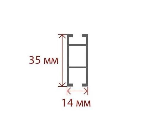 Профиль MARCIN DECOR Скарлайн 2,4 м сталь матовая - фото 3 Профиль MARCIN DECOR Скарлайн 2,4 м сталь матовая - фото 3