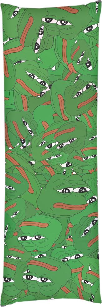Подушка дакимакура Pepe Лягушка 60x180 см (14094745) Подушка дакимакура Pepe Лягушка 60x180 см (14094745)