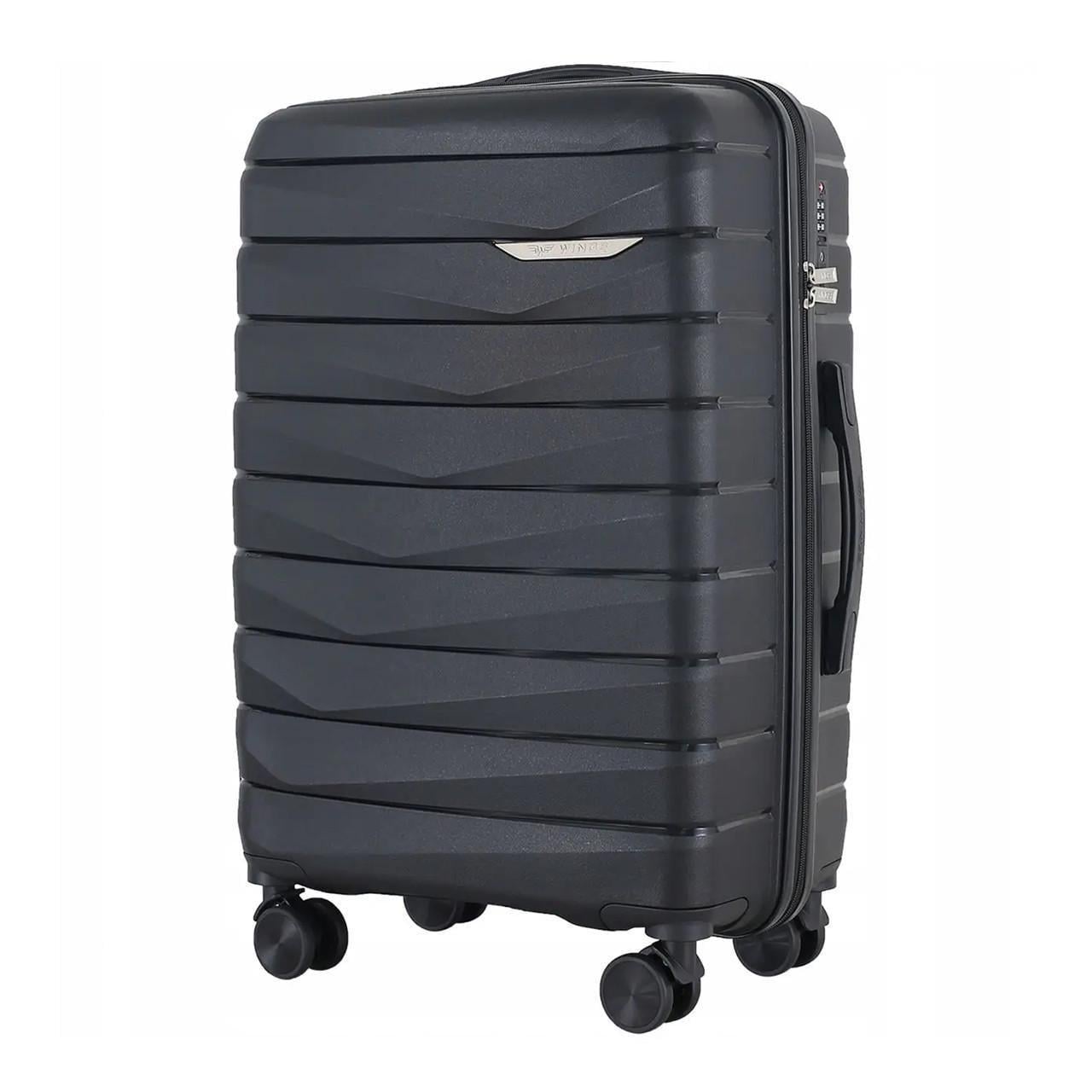 Чемодан Wings MUR01 большой 95 л Черный (MUR01-L-Black) Чемодан Wings MUR01 большой 95 л Черный (MUR01-L-Black)
