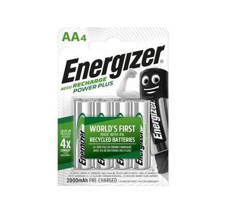 Аккумулятор Energizer Power Plus HR6 AA 2000 mAh 4 шт. - фото 1