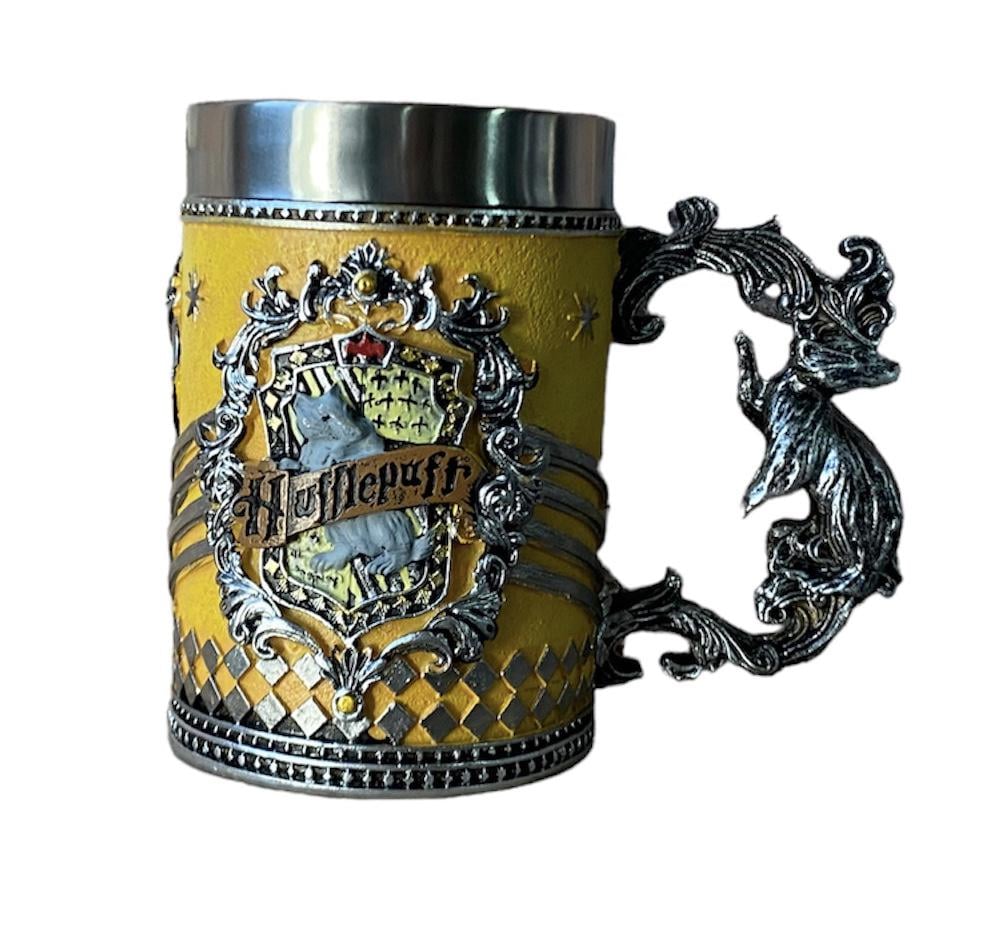 Кружка 3D Гаррі Поттер "Hufflepuff" з нержавіючої сталі 500 мл (12162824)
