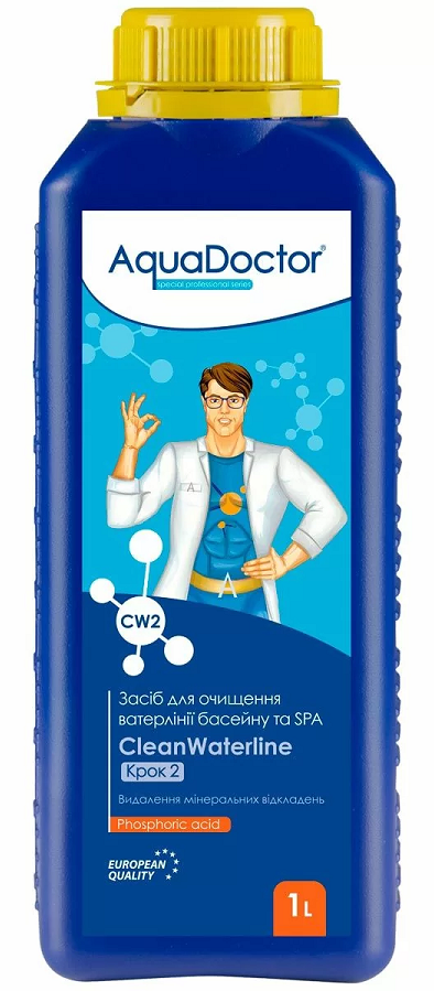 Засіб для басейну для очищення ватерлінії AquaDoctor CW CleanWaterline 1 л