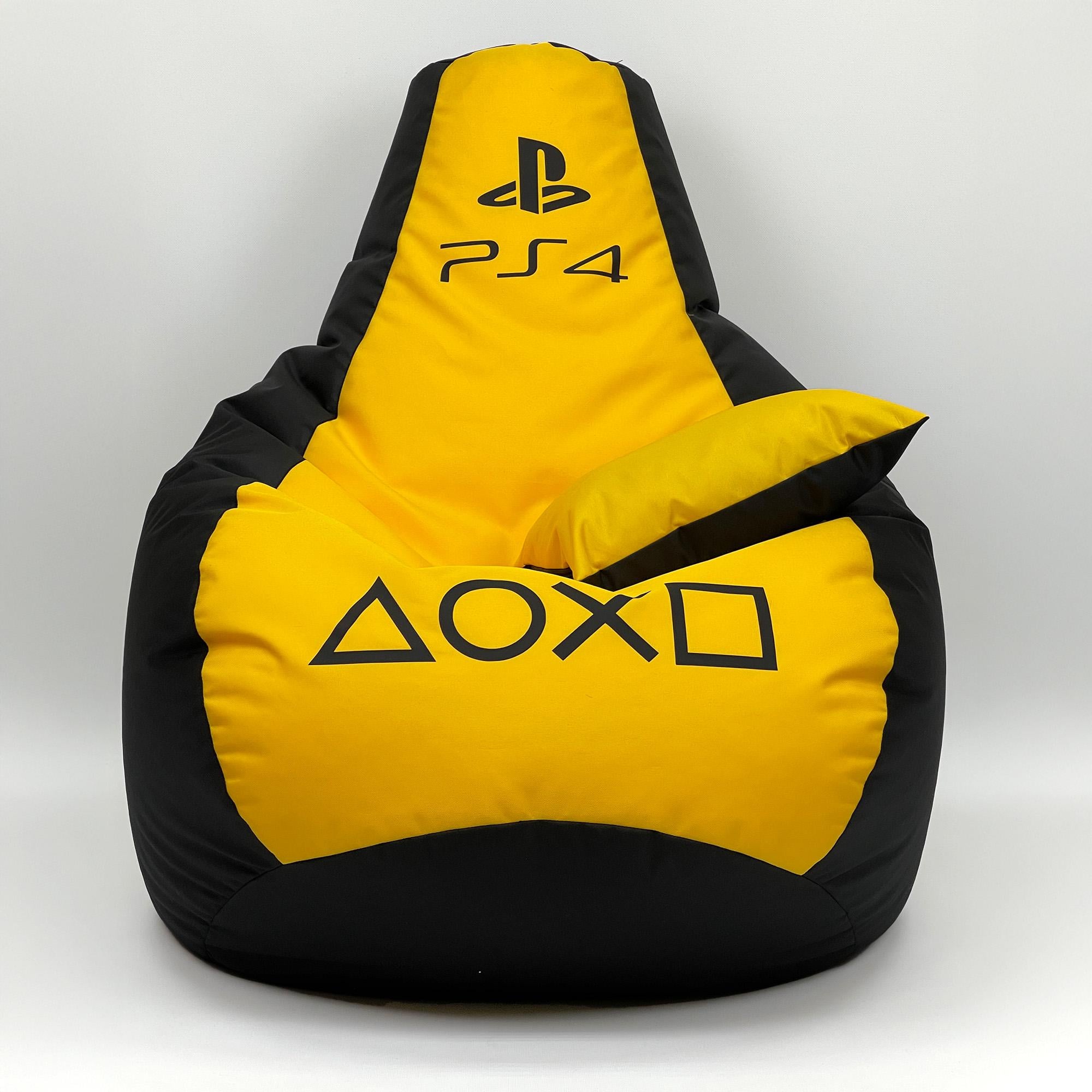 Бескаркасное кресло-мешок и подушка PlayStation 4 Flex Oksford 130х90 см (100017)