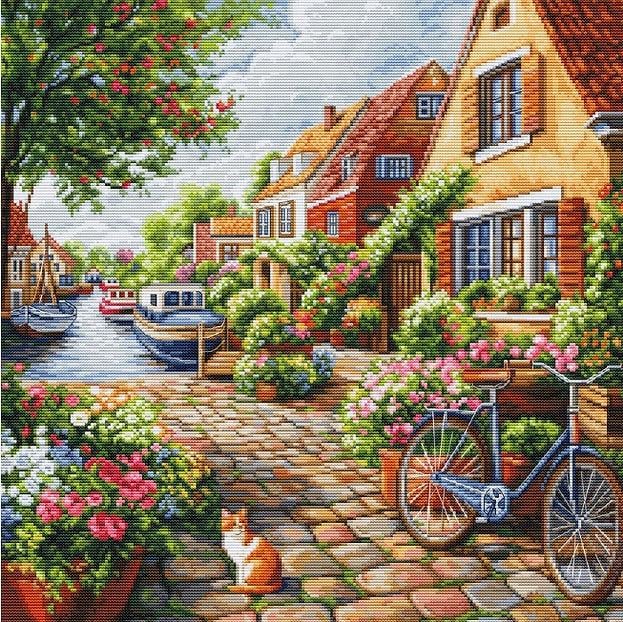 Набір для вишивання хрестиком BU5078 Літня розкіш (BU5078)